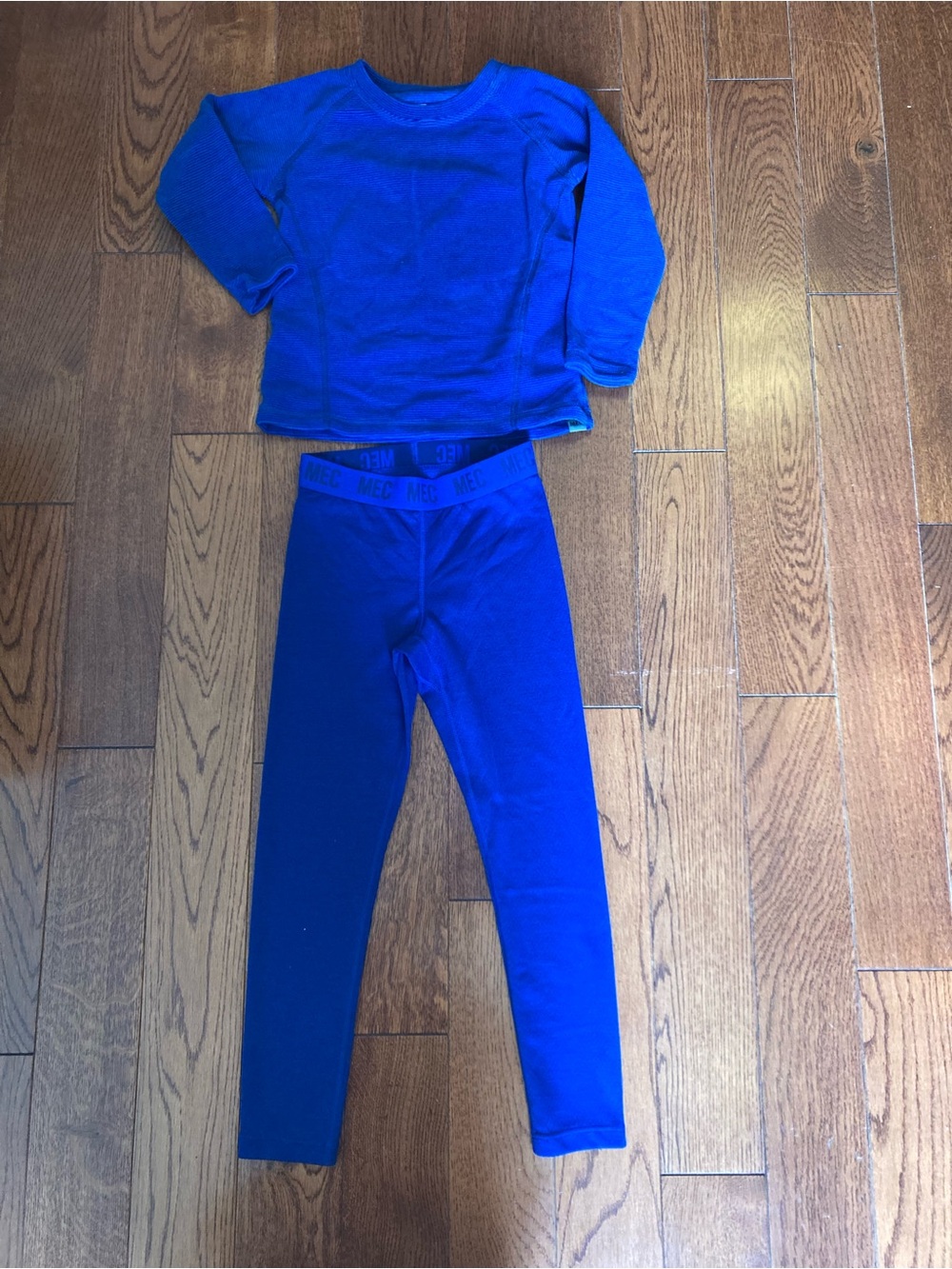 MEC Kids Blue Thermal Base Layers - 4T